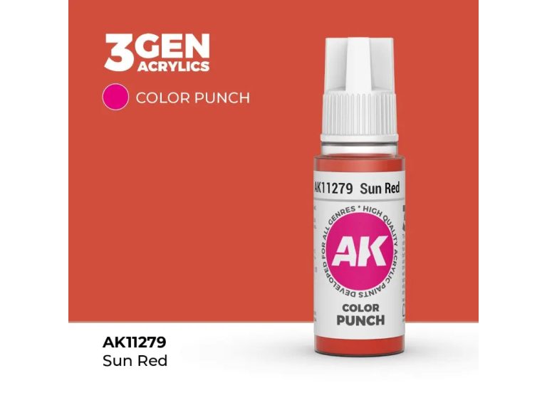 Bote Color Punch:Sun Red - AK