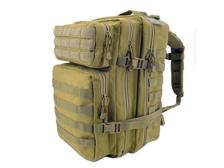 Mochila SIXMM 45L Tan vista frontal