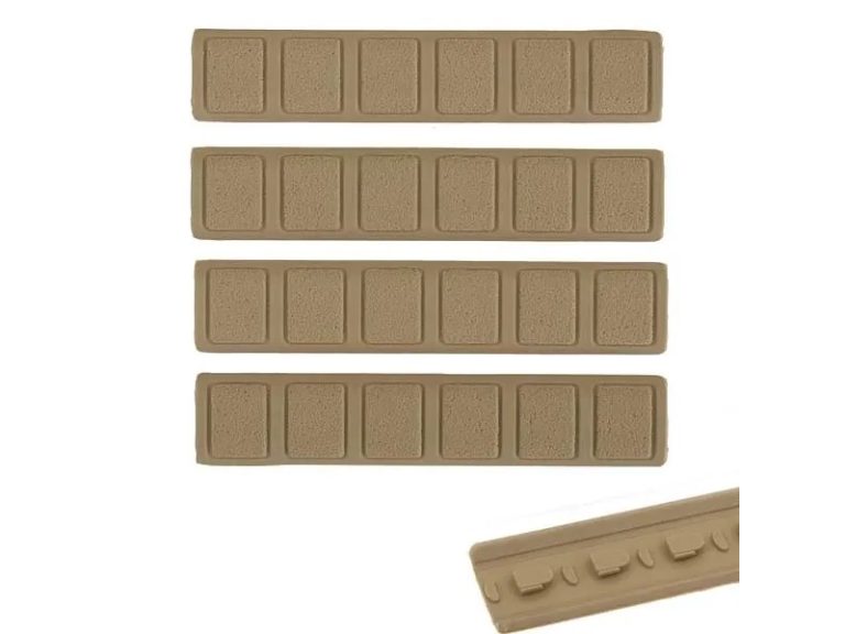 CUBRE RAIL GOMA KEYMOD TAN 4 UNIDADES