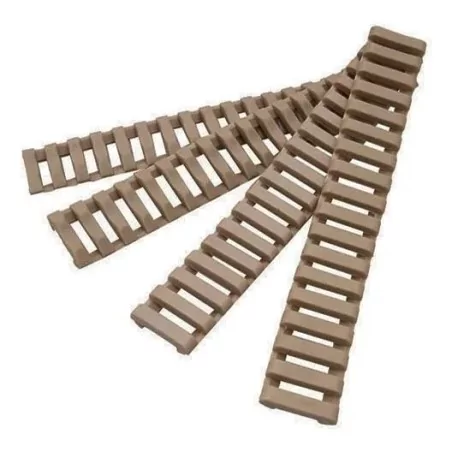 CUBRE RAIL DE GOMA 4 UNIDADES DARK EARTH