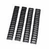CUBRE RAIL DE GOMA 4 UNIDADES NEGRO