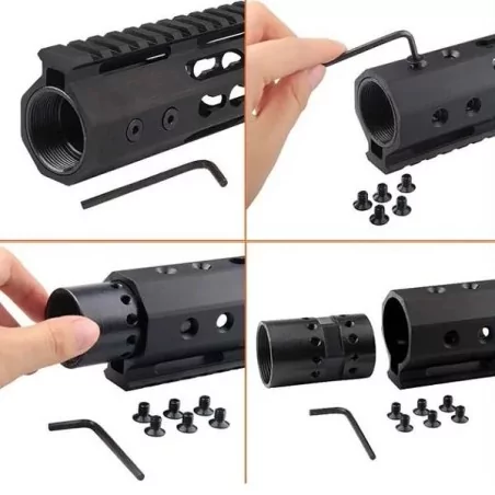 GUARDAMANOS M4 METÁLICO KEYMOD 12"