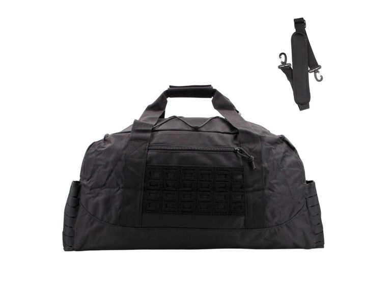 Vista trasera bolsa deporte Corso Rogue tactica 54l negra