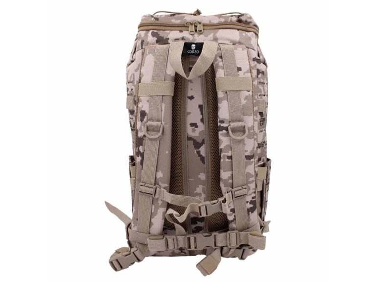 Perfil trasero mochila Corso Rogue laser 30l