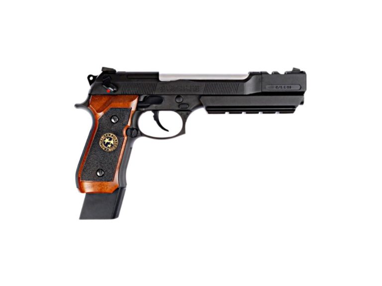 Lateral Pistola We M92 Biohazard Extended Metal Negra/plata