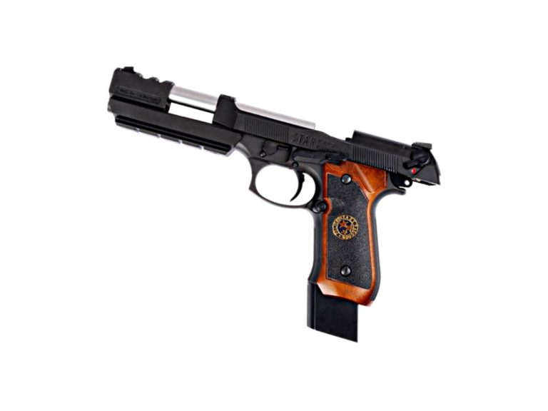 corredera Pistola We M92 Biohazard Extended Metal Negra/plata