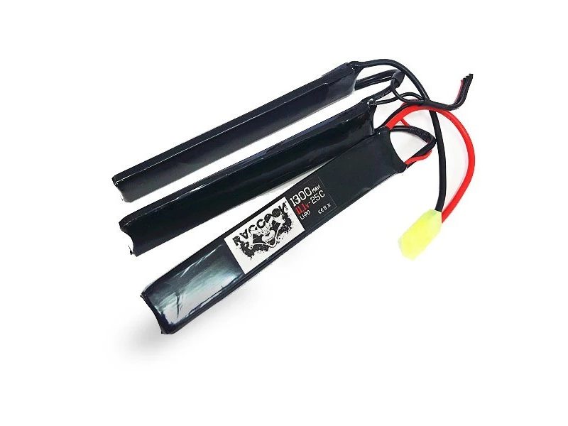 BATERÍA LIPO RACCOON 11.1 V 1300 MAH 25C - 3 MÓDULOS