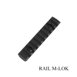 RAIL METÁLICO M-LOK 100MM - NEGRO