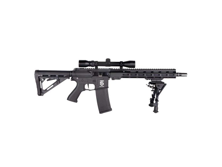 Réplica AEG  Upsilon Rossi Sentinel 12" DMR Negra lateral