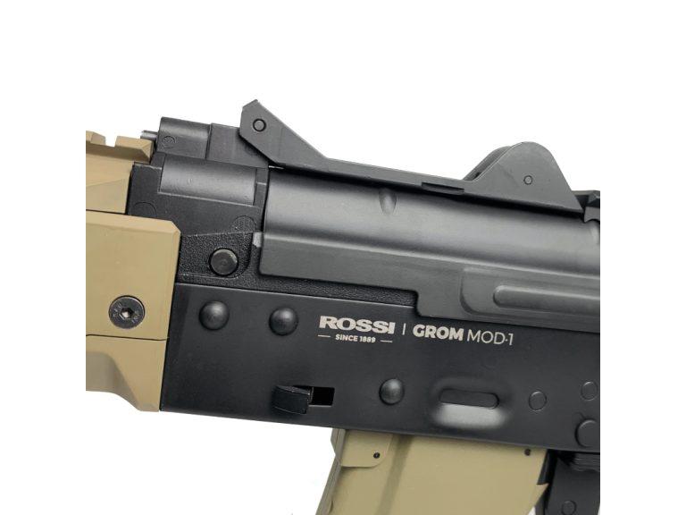 Réplica AEG Rossi AK GROM Mod.1 Tan detalles grabado