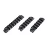 SET 3 RAILES POLIMERO MARCA SPECNA ARMS M-LOK NEGRO