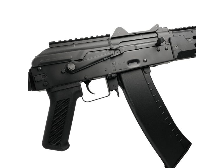 Réplica AEG Rossi AK GROM Mod.1 Negra detalles gatillo