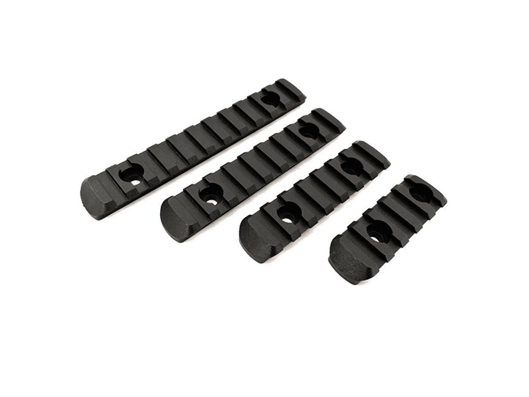 SET DE 4 RAILES ABS COMPATIBLE CON M-LOK RACCOON