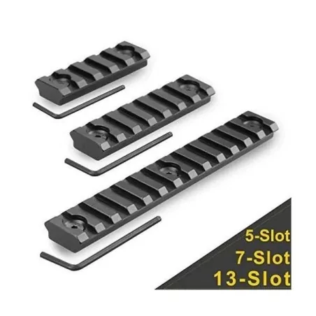 Set de 3 Railes Metálicos M-LOK