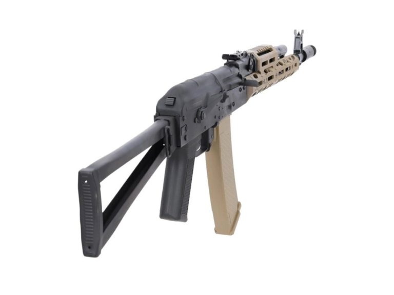 Fusil Specna Arms Prime KPYK SA-PJ16 Aster Brushless Negro-tan vista trasera