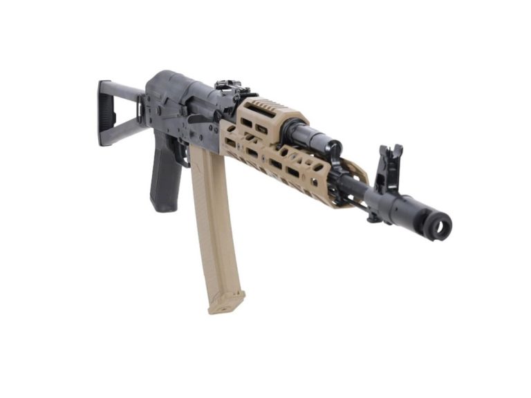 Fusil Specna Arms Prime KPYK SA-PJ16 Aster Brushless Negro-tan vista lateral 1