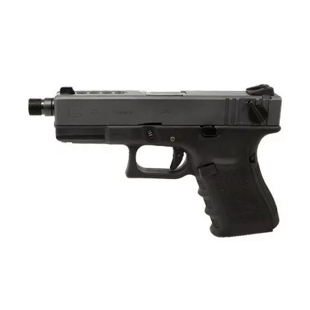 ADAPTADOR DE SILENCIADOR PARA PISTOLAS WE - CORTO, NEGRO