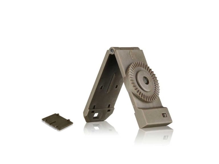 Adaptador slim molle Amomax Tan vista lateral