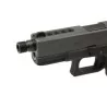 ADAPTADOR DE SILENCIADOR PARA PISTOLAS WE - CORTO, NEGRO