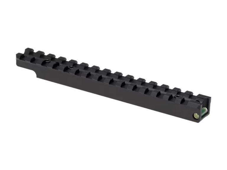 Rail VSR-10 con nivel de burbuja verde frontal