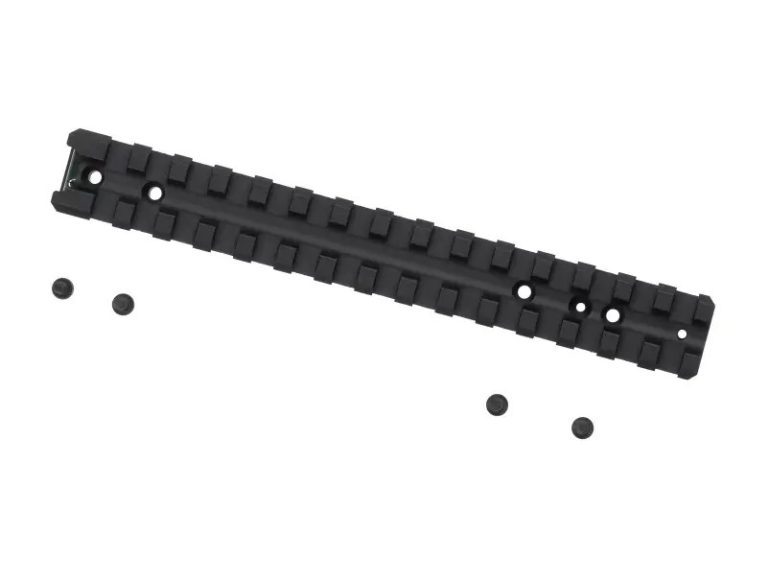 Detalle de tornillos del rail con nivel VSR-10