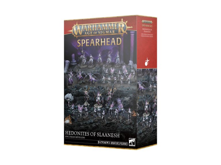 Caja del juego Punta de lanza Juerguistas Epicúreos de Slaanesh