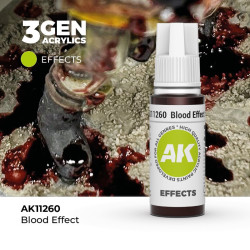 Bote de pintura acrílica Blood effects efecto sangre de AK