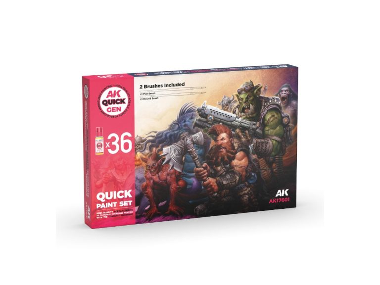 Packaging de Quick Paint Set 36 Quick Gen