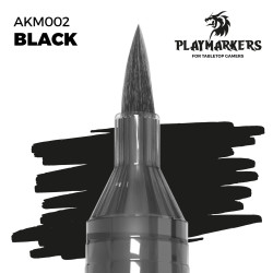 Detalle de la punta de pincel de Playmarker Black