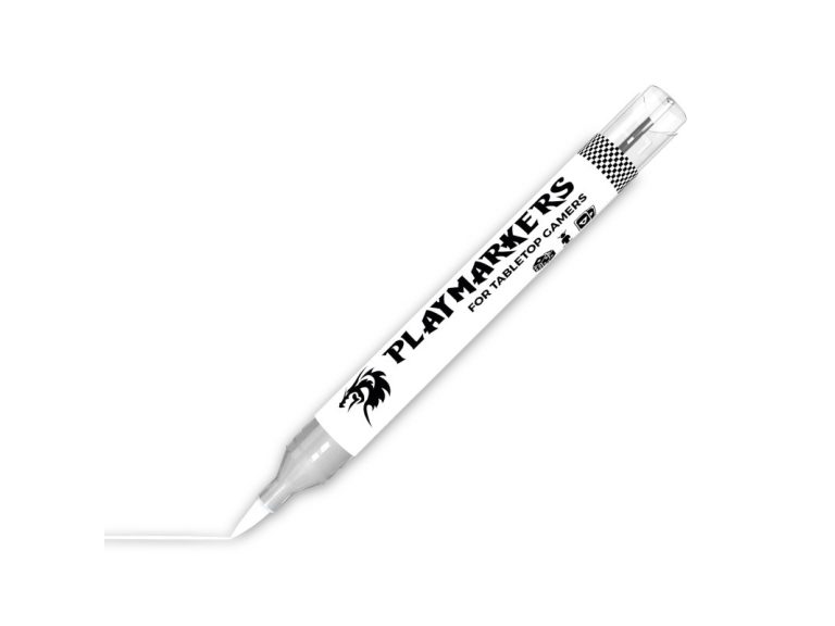 Trazo de pintura y textura mate del White Playmarker