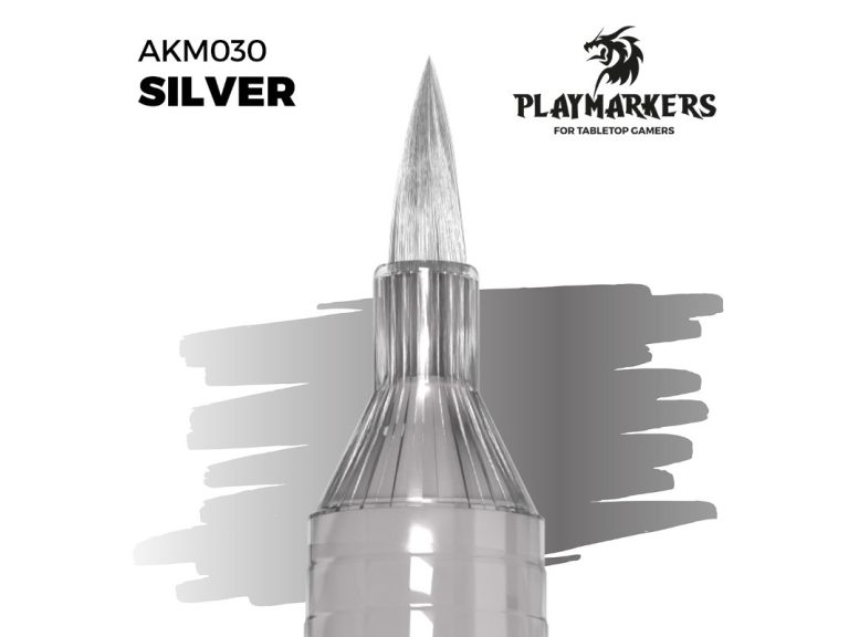 Muestra del color metálico Silver Playmarker