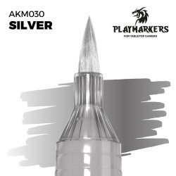 Muestra del color metálico Silver Playmarker