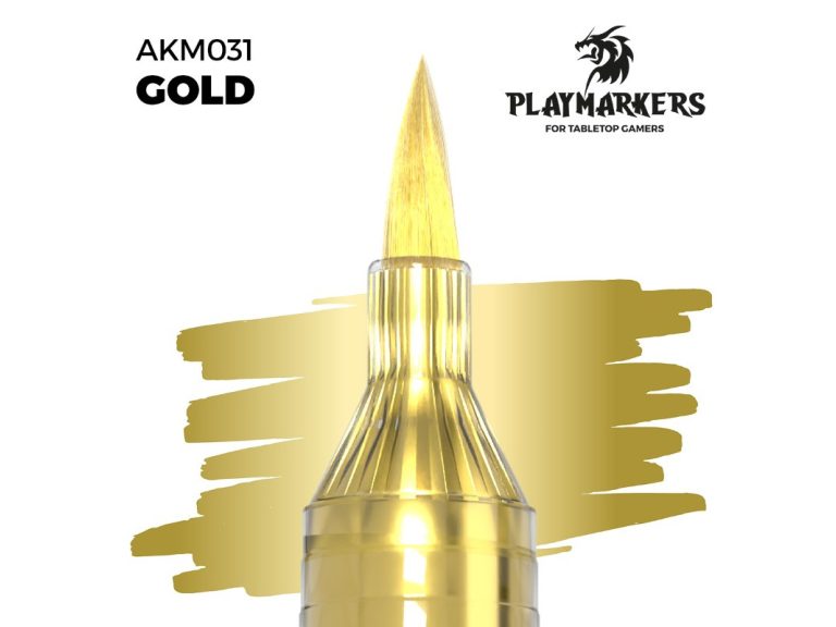 Muestra de color metalizado del Gold Playmarker