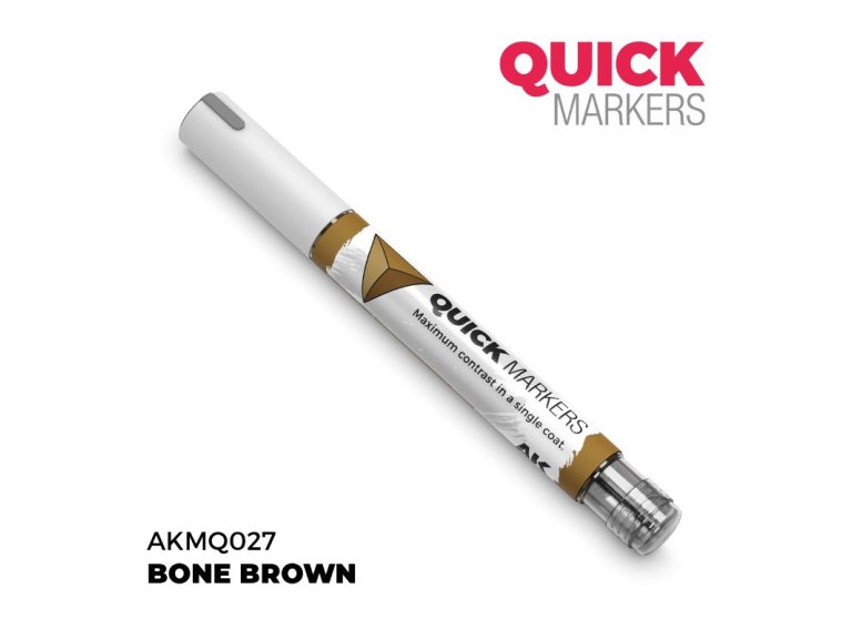 Rotulador Bone Brown Quick Marker de frente