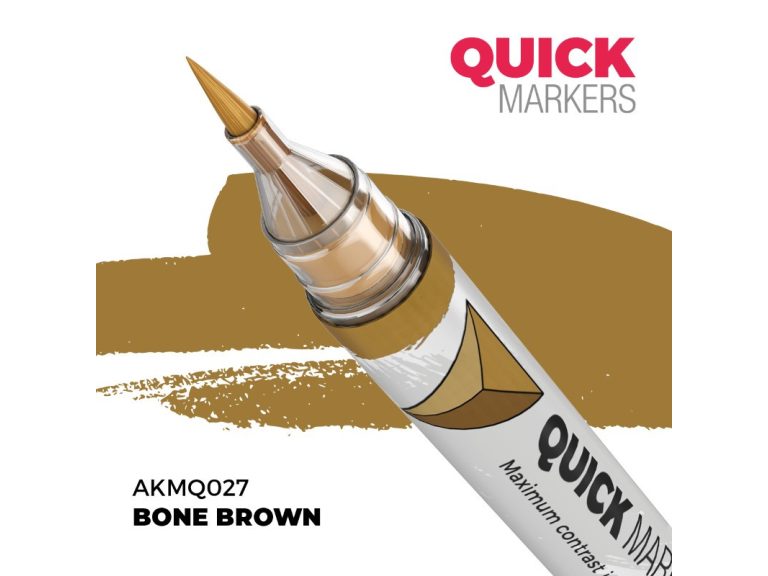 Detalle de la punta del Bone Brown Quick Marker