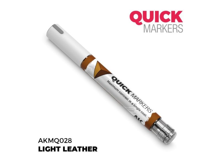 Rotulador Light Leather Quick Marker de frente