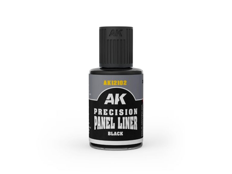 Bote de Precision Paneliner Black desde el frente
