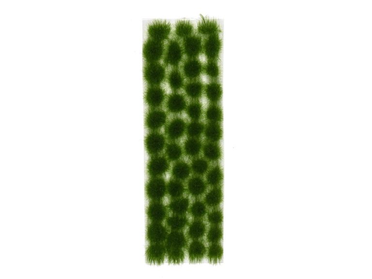 Detalle de mechones de vegetación oscura