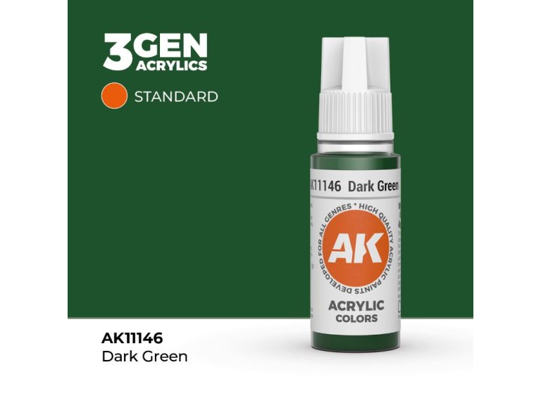 Bote de pintura Dark Green desde ángulo frontal