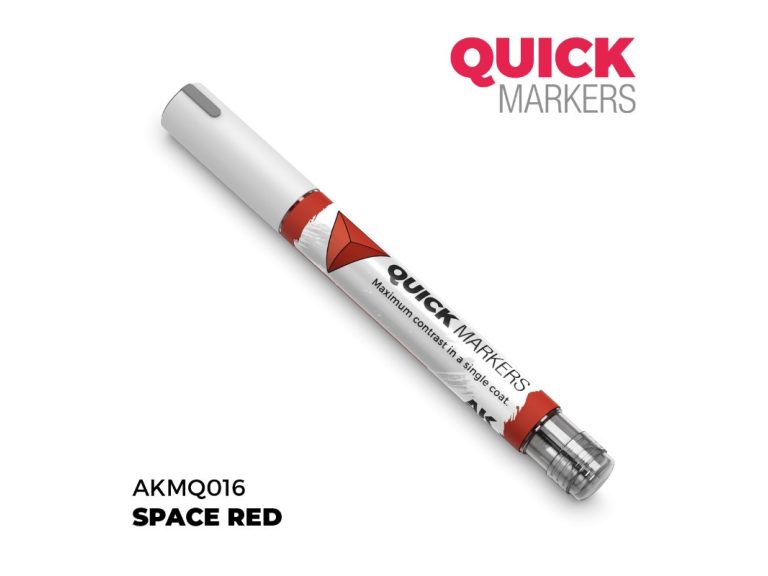 Rotulador de pintura Space Red de frente
