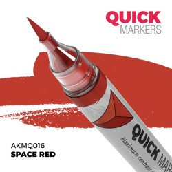 Detalle de la etiqueta del rotulador Space Red