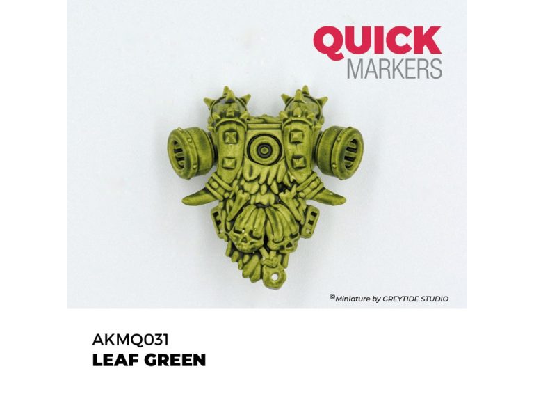 Tinta Leaf Green aplicada en miniatura