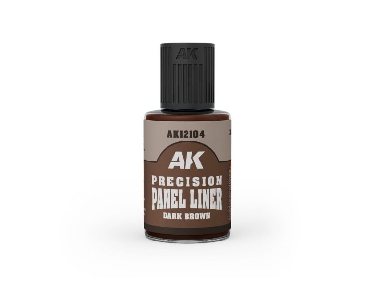 Bote de Precision Paneliner Dark Brown de frente