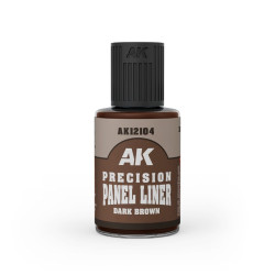 Bote de Precision Paneliner Dark Brown de frente