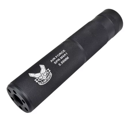 SILENCIADOR 155MM AIR FORCE CYMA NEGRO
