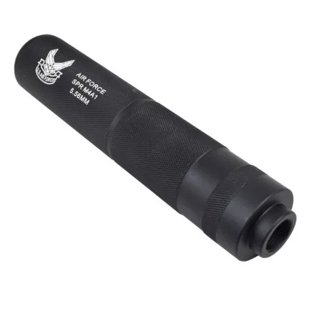 SILENCIADOR 155MM AIR FORCE CYMA NEGRO