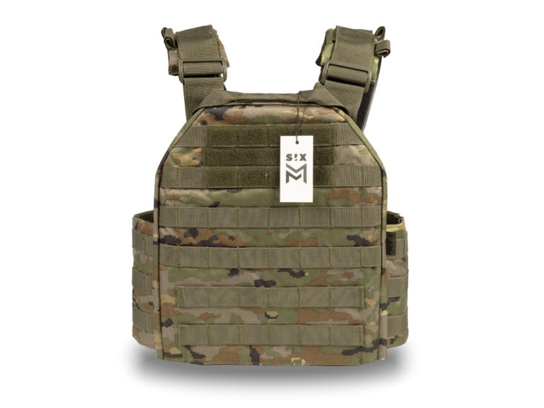 Chaleco Tactico Sixmm 0.36m Boscoso Español trasero