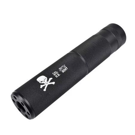 SILENCIADOR 155MM CALAVERA CYMA NEGRO