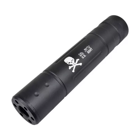 SILENCIADOR 155MM CALAVERA NEGRO