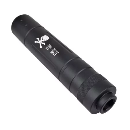 SILENCIADOR 155MM CALAVERA NEGRO
